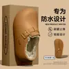 Pantuflas de Algodón Impermeables Birkenstock para Mujer Otoño Invierno 2026 Nuevo Estilo Ropa para el Hogar Ropa para Exteriores Suela Gruesa Antideslizante Cálido Felpa Zapatos de Algodón para Hombre