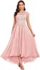Amazon Vestido de Noche Comercio Exterior Europeo y Americano Nuevo Elegante Delgado Vestido Fiesta Fiesta Banquete Vestido Largo