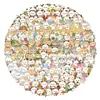 Pegatinas Simples para Planificador Notas Estilo Ins Animales de Dibujos Animados Infantiles Papel Washi Lindas Niñas Materiales para Planificador Para Estudiantes