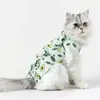 Ropa de Esterilización para Gatos Ropa de Destete para Gatas Ropa Postoperatoria Antilamido para Mascotas Correa para Gatas Ropa Quirúrgica para Gatos