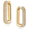Pendientes Elegantes Europeos y Americanos de Nuevo Estilo con Lazo, Diseño de Nicho, Moda en Cobre Chapado con Circonita, Lujo Ligero, Versátiles para el Uso Diario para Mujeres