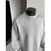Camiseta de Cuello Redondo y Manga Larga Capa Base Ropa Interior Sudadera con Capucha Pulóver Americano para Hombre Holgada Peso Pesado Talla Moda Pequeña Grande Primavera Otoño