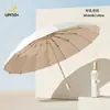 Paraguas Manual Plegable Grande de Alta Calidad para Mujer, Doble Uso para Sol y Lluvia, Sombrilla Hecha a Medida para Estudiantes