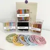 Cuerda para el pelo de celebridad de internet estilo coreano, goma de pelo simple, liga fina para el pelo de chica, banda de goma de alta elasticidad, goma de pelo básica, accesorios para la cabeza, venta al por mayor