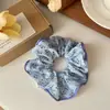 Novo Scrunchie Floral de Verão Estilo Pastoral para Mulheres, Doce Acessório de Elástico de Cabelo para Coque ou Rabo de Cavalo com Alta Elasticidade