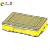 HENGJIA HENGJIA Color Popular Caja de Cebo de Pesca Multifuncional Doble Cara 12 Compartimentos Caja de Almacenamiento Transparente Caja de Accesorios