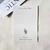 Tarjeta de felicitación de trébol de cuatro hojas de nuevo estilo con un toque de alta gama, estilo Ins para San Valentín, Navidad, Día del Maestro, Tarjeta de mensaje de cumpleaños escrita a mano