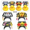 Gota de pegamento de patito amarillo transfronteriza Joyería Guofeng No. 8 Juguete de patito pequeño Accesorios de patito para té de leche DIY Venta directa de fábrica