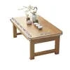 Mesa de Centro Pequena Tatami de Madeira Maciça para Casa Mesa de Janela de Canto Mesa Kang Mesa de Escrita para Estudante Mesa Dobrável para Casa de Estudante