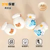 Guantes para Bebé Jingqi Recién Nacido Anti-Arañazos Artefacto Facial Bebé Recién Nacido Otoño e Invierno Forrados de Felpa Engrosados Guantes Masticables