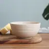 Tigela de Arroz de Palha de Trigo Tigela de Sopa Japonesa Tigela de Ramen Comercial Espessada Tigela de Salada Tigela de Arroz Doméstica Tigela Pequena Louça Atacado