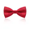 Gravata Borboleta Masculina para Padrinhos e Noivo Gravata Borboleta Vinho Preto Camisa Social Casamento Casamento Gravata Borboleta Estilo Coreano Vermelho para Mulheres