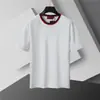 Alternativa de lujo de alta calidad y asequible a nivel transfronterizo para el algodón puro, nueva camiseta de manga corta con cuello redondo, moda de verano, estilo casual versátil para hombres y mujeres.