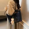 Bolso Tote de Color Sólido para Mujer 2025 Nuevo Gran Capacidad Bolso para Ir al Trabajo Moderno Versátil Casual Simple de Hombro para Compras