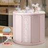 Cubo de Baño Plegable Cuenca de Baño Doméstica Cubo de Baño Portátil para Niños Cubo de Baño de Instalación Libre Artefacto de Aislamiento Venta al Mayoreo