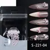 Joyería para Uñas Nueva Transfronteriza Belleza Total Ins Dulce y Linda Lazo con Perla Decoración para Uñas