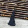 Tassel de parafuso de rosca com tampa de parafuso, bola de parafuso, fio de pendurar tassel, nó chinês, decoração pendurada, acessórios diy, tassel para cortina