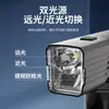 Luz dianteira popular para bicicleta com sensor de luz para pedaladas noturnas, luz forte, à prova d'água, farol alto e baixo, equipamento de ciclismo para iluminação noturna de montanha e estrada