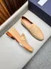 Mocassins Masculinos JMW de Couro Genuíno Camurça Reversa, Tendência Slip-on, Sapatos de Couro para Homem Preguiçoso, Sola Macia, Respiráveis, Calçados Casuais de Negócios para Homem