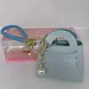 Mini monedero, Porta llaves de coche, Bolso de mano pequeño, Llavero, Billetera pequeña de cuero PU, Colgante