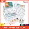 Caixa Organizadora de Gaveta de Plástico Zhanggong Organizador de Mesa Rack de Armazenamento para Maquiagem Acrílico Multitamanho Caixa Organizadora para Animais de Estimação