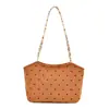Bolsa de ombro feminina de grande capacidade 2026 nova moda versátil bolsa de mão para axila bolsa tote para sair