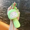 Llavero de Micrófono de Flauta de Dibujos Animados Juguete de Micrófono Pequeño Colgante de Máquina de Garra de Canción Musical Regalo Venta al por Mayor
