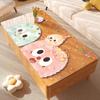 Mesa de Centro de PVC de Dibujos Animados Mantel de Mesa Impermeable y a Prueba de Aceite Desechable Transparente Vidrio Suave Mantel de Mesa de Comedor Lujo Ligero Alfombrilla de Escritorio de Alto Nivel