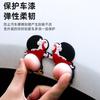 Adesivos de bunda carro anti-colisão desenho animado decorativo porta retrovisor casa anti-colisão proteção contra arranhões engraçado adesivos de silicone