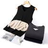 Chaleco Térmico Sin Costuras para Hombre Otoño e Invierno, Camiseta Interior sin Mangas de Felpa Cepillada Doble Cara, Venta al por Mayor y Dropshipping