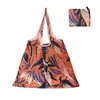Bolsa de Compras Plegable, Nueva de Gran Capacidad, Bolsa Plegable Ecológica en Stock, Bolsa de Tote de Almacenamiento Plegable Portátil Impresa Creativa