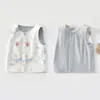 Chaleco para Niños Nuevo Modelo Primavera y Otoño, Chaleco 100% Algodón Clase A, Chaleco Reversible para Niños y Niñas, Camiseta Base tipo Cárdigan para Bebé