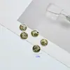 Placa de Metal Aleado con Agujeros para Colgar o Coser, Etiqueta con Logo, Accesorio para el Cabello DIY, Moño, Materiales Hechos a Mano