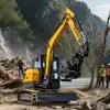 Excavadora de Orugas Tipo Ht65 Exportación África Excavadora Hidráulica de Ingeniería Máquina para Demolición Trituración Excavación de Zanjas