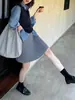 ¡Altamente Recomendado! Falda Plisada de Punto Estilo Perezoso para Mujer Otoño Nueva de Cintura Alta con Caída Falda de Línea A