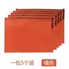 Bolsa para documentos A4 patrón de fútbol cremallera lona impermeable bolsa de información impresión personalizada logo imprimible publicidad de empresa
