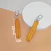 Llavero Colgante Divertido de Resina Simulación de Frutas y Verduras Fresa Jade Col Repollo Tienda de Catering Gourmet Colgante Pequeño Regalo