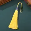 Borla de aleación con gotas de aceite de cloisonné para sombreros, flecos colgantes para bolsos, flecos antiguos de palacio para ropa