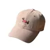 Gorra de Béisbol Bordada de Salchicha Linda para Mujer Circunferencia de Cabeza Grande Sombrero Versátil de Pico de Pato Ala Ancha Hace que la Cara se Vea Más Pequeña El Sombrero Se Puede Personalizar