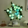 Lámpara con Forma de Árbol, Lámpara Bonsái, Lámpara de Mesa Decorativa, Luz de Noche LED, Flor de Rosa, Flor de Ciruelo, Lámpara de Hoja de Arce, Iluminación Continua, Protección Ocular