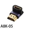 Adecuado para Extensor HDMI Hembra a Hembra Ud2.1 Convertidor Bidireccional Video de Alta Definición 8K Pantalla de TV HDTV Proyección