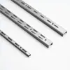 Columna de Acero Inoxidable Aa, Riel de Pared para Exhibición en Tienda de Ropa, Columna de Gabinete de Exhibición de Estante, Accesorios de Barra Vertical de Columna a