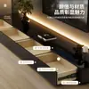 Mueble de TV Modelo Nuevo 2025, Gabinete de Piso para Sala de Estar, Negro, Aspecto de Alta Gama, Mueble de TV para Apartamentos Pequeños, Gabinete de Piso Estrecho