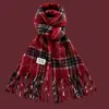 Colección de Bufandas de Navidad y Año Nuevo Bufanda Roja para Mujer Invierno Iluminadora Estudiante Cálido Calentador de Cuello de Año Nuevo Regalo para Pareja Transfronterizo