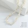 Venta al por mayor turquesa blanca sintética pez estrella de cinco puntas hojas abalorios accesorios de pulsera semiacabada cuentas sueltas joyería DIY hecha a mano
