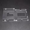 Placa de Circuito Retardante de Chamas Trilho Guia Transparente Placa de Resistência para PC Processamento de Fresagem por Gravação CNC Alinhamento Anti-Arranhões Placa Inferior