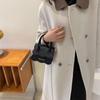 Cor Sólida Onda Bolsa Textura Moda Ombro Pequeno Quadrado Bolsa Feminina 2023 Bolsa de Viagem Nova Corrente Crossbody Bolsa