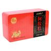 Caja de hojalata rectangular de gelatina de piel de burro negra, pegamento de asta, comida saludable, lata de hierro, caja de embalaje para pastel de gelatina de piel de burro, caja de hierro