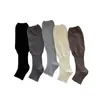 Calcetines de estilo ballet serie miu otoño e invierno sin pies para pantorrilla, delgados, calcetines de medio dedo JK, calcetines de tacto de alta gama con botas, calcetines largos holgados