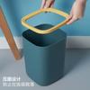 Cubo de basura para el hogar, estilo nórdico simple, grande, de plástico grueso, para oficina, cocina, baño